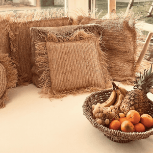 Corbeille à fruits en herbe de mer séchées LETI