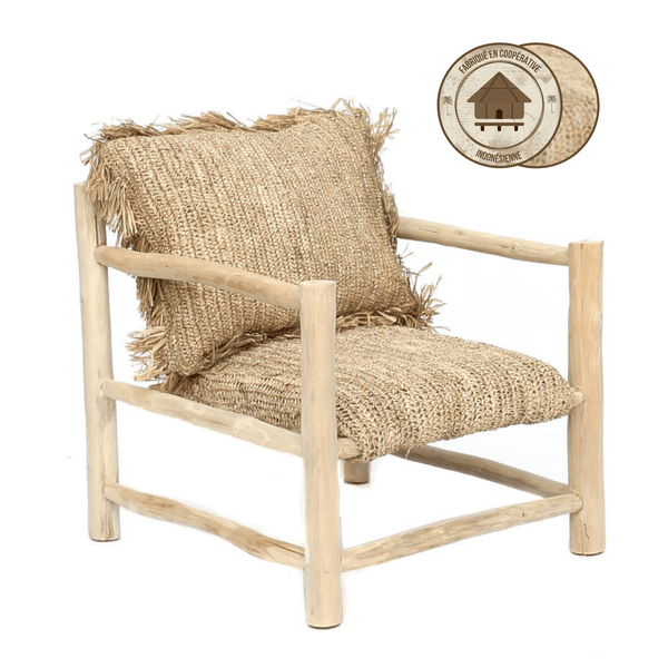 Fauteuil en raphia SUMATRA